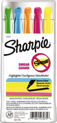 Sharpie - Assorted Colors, Highlighter - Chisel Tip, AP Nontoxic Ink - Americas Industrial Supply