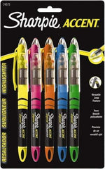 Sharpie - Assorted Colors, Highlighter - Chisel Tip, AP Nontoxic Ink - Americas Industrial Supply