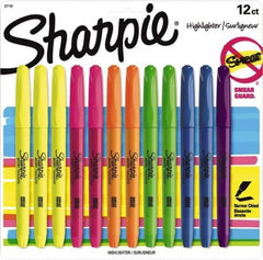 Sharpie - Assorted Colors, Highlighter - Chisel Tip, AP Nontoxic Ink - Americas Industrial Supply