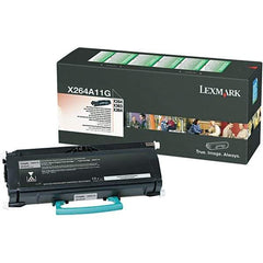 Lexmark - Black Toner Cartridge - Use with Lexmark X264, X363, X364 - Americas Industrial Supply