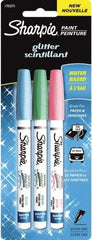 Sharpie - Blue, Green, Pink Paint Marker - Extra Fine Tip - Americas Industrial Supply