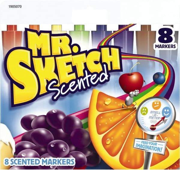 Mr. Sketch - Assorted Colors, Art Marker - Chisel Tip - Americas Industrial Supply