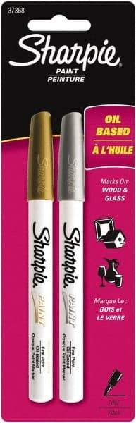 Sharpie - Gold and Silver Paint Marker - Fine Tip - Americas Industrial Supply