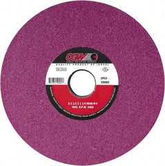 Camel Grinding Wheels - 14" Diam x 5" Hole x 2" Thick, H Hardness, 46 Grit Surface Grinding Wheel - Aluminum Oxide, Type 5, Medium Grade, Vitrified Bond, One-Side Recess - Americas Industrial Supply