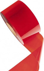 Aleco - Orange Replacement Vinyl Strip Standard Dock Curtain Strips - 8" Wide x 300' Long x 0.08" Thick, PVC - Americas Industrial Supply