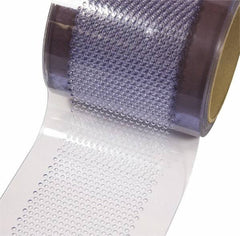 Aleco - Clear Replacement Vinyl Strip Standard Dock Curtain Strips - 8" Wide x 150' Long x 0.08" Thick, PVC - Americas Industrial Supply