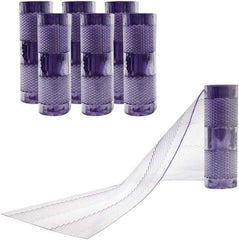Aleco - Clear Replacement Vinyl Strip Standard Dock Curtain Strips - 12" Wide x 9' Long x 1/8" Thick, PVC - Americas Industrial Supply