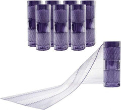 Aleco - Clear Replacement Vinyl Strip Standard Dock Curtain Strips - 12" Wide x 8' Long x 1/8" Thick, PVC - Americas Industrial Supply