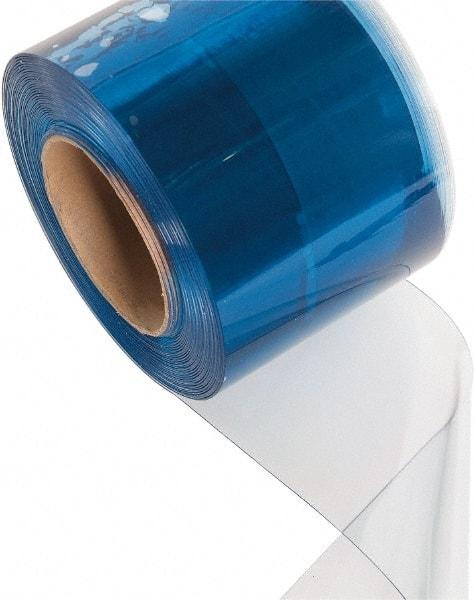 Aleco - Clear Replacement Vinyl Strip Low Temperature Dock Curtain Strips - 12" Wide x 75' Long x 1/8" Thick, PVC - Americas Industrial Supply