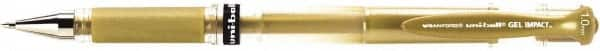 Uni-Ball - 1mm Stick Pen - Gold - Americas Industrial Supply