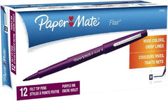 Paper Mate - Medium Porous Point Pen - Green - Americas Industrial Supply