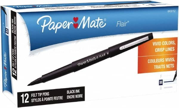 Paper Mate - Medium Porous Point Pen - Blue - Americas Industrial Supply