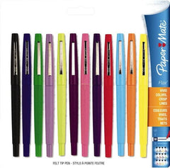 Paper Mate - Medium Porous Point Pen - Assorted Colors - Americas Industrial Supply