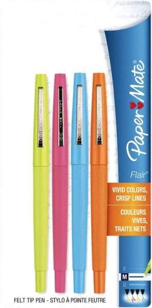 Paper Mate - Medium Porous Point Pen - Assorted Colors - Americas Industrial Supply