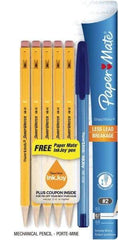 Paper Mate - 0.7mm Lead Mechanical Pencil - Black - Americas Industrial Supply