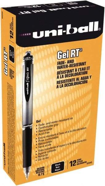 Uni-Ball - 0.7mm Retractable Pen - Black - Americas Industrial Supply