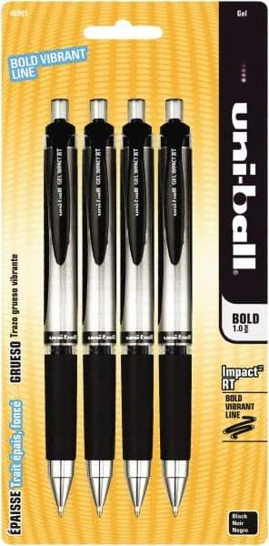 Uni-Ball - 1mm Retractable Pen - Black - Americas Industrial Supply