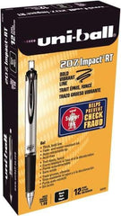 Uni-Ball - 1mm Retractable Pen - Black - Americas Industrial Supply