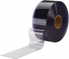 TMI, LLC - Clear Smooth Bulk Strip Roll, Low Temperature Dock Curtain Strips - 6" Wide x 150' Long x 0.06" Thick, PVC - Americas Industrial Supply