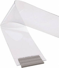 TMI, LLC - Clear Smooth with Reinforced Bonded Bead Replacement Strips, Armor Bond Dock Curtain Strips - 12" Wide x 8' Long x 1/8" Thick, PVC - Americas Industrial Supply