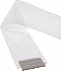 TMI, LLC - Clear Smooth with Reinforced Bonded Bead Replacement Strips, Armor Bond Dock Curtain Strips - 8" Wide x 7' Long x 0.08" Thick, PVC - Americas Industrial Supply