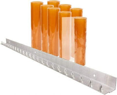 Aleco - 4' Door Width x 7' Door Height PVC Smooth Strip Door Kit - Light Beige Tint - Americas Industrial Supply