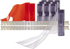 Aleco - 8' Door Width x 10' Door Height PVC Clear Smooth Anti-Insect Strip Door Kit - Clear - Americas Industrial Supply