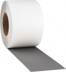 PRO-SAFE - Gray Solid Color Anti-Slip Vinyl Tape - 4" Wide x 60' Long, General Traffic - Americas Industrial Supply