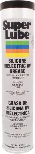 Synco Chemical - 14.1 oz Cartridge Silicone Heat-Transfer Grease - Translucent White, Food Grade, 450°F Max Temp, NLGIG 2, - Americas Industrial Supply