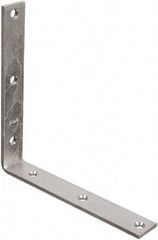 National Mfg. - 8" Long x 1-1/4" Wide, Steel, Corner Brace - Zinc Plated - Americas Industrial Supply