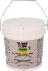 Synco Chemical - 5 Lb Pail Synthetic Lubricant w/PTFE General Purpose Grease - Translucent White, Food Grade, 450°F Max Temp, NLGIG 1, - Americas Industrial Supply