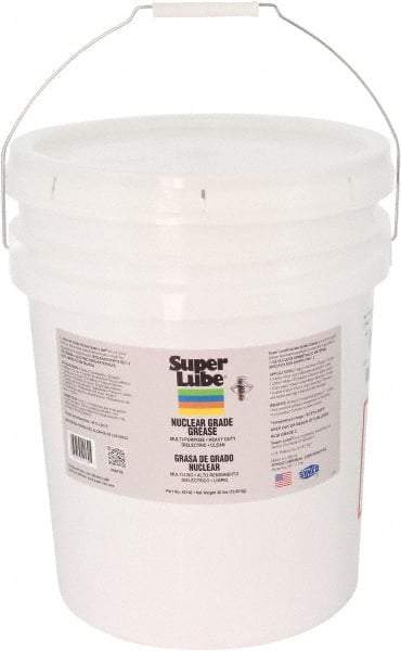 Synco Chemical - 30 Lb Pail Synthetic Lubricant General Purpose Grease - Translucent White, Environmentally Friendly, 450°F Max Temp, NLGIG 2, - Americas Industrial Supply