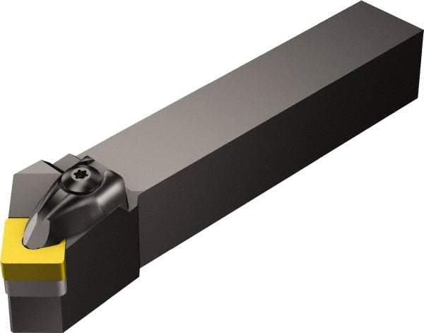 Sandvik Coromant - DSSN, Left Hand Cut, 45° Lead Angle, 32mm Shank Height x 32mm Shank Width, Negative Rake Indexable Turning Toolholder - 182.48mm OAL, SNMG 19 06 12 Insert Compatibility, Series T-Max P - Americas Industrial Supply