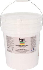 Synco Chemical - 30 Lb Pail Synthetic Lubricant w/PTFE General Purpose Grease - Translucent White, Food Grade, 450°F Max Temp, NLGIG 000, - Americas Industrial Supply