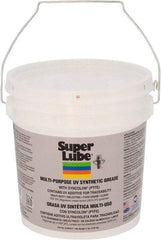 Synco Chemical - 5 Lb Pail Synthetic Lubricant w/PTFE General Purpose Grease - Translucent White, Food Grade, 450°F Max Temp, NLGIG 2, - Americas Industrial Supply