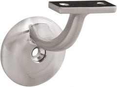 National Mfg. - 250 Lb Capacity, Satin Nickel Coated, Handrail Bracket - 3" Long, 6.4" High, 0.900" Wide - Americas Industrial Supply