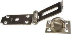 National Mfg. - 2-1/2" Wide, Safety Hasp - Stainless Steel - Americas Industrial Supply