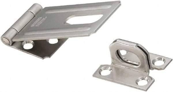 National Mfg. - 1-1/2" Wide, Safety Hasp - Stainless Steel - Americas Industrial Supply