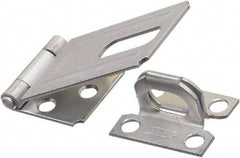 National Mfg. - 3-1/4" x 1-1/2" Wide, Safety Hasp - Zinc Plated Steel - Americas Industrial Supply
