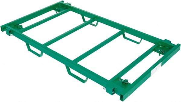 Greenlee - 50-1/4" Long x 28-1/4" Wide x 4-5/8" High, Cart Base Unit - 2,500 Lb Capacity - Americas Industrial Supply