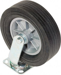 Greenlee - 10" Diam x 3" Wide x 12" OAH Top Plate Mount Swivel Caster - Semi-Pneumatic, 650 Lb Capacity, 2-3/4 x 3-1/2" Plate - Americas Industrial Supply