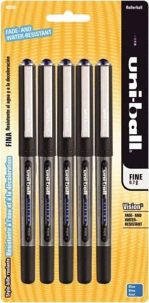 Uni-Ball - Roller Ball 0.7mm Stick Pen - Blue - Americas Industrial Supply