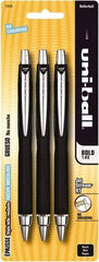 Uni-Ball - Roller Ball 1mm Retractable Pen - Black - Americas Industrial Supply