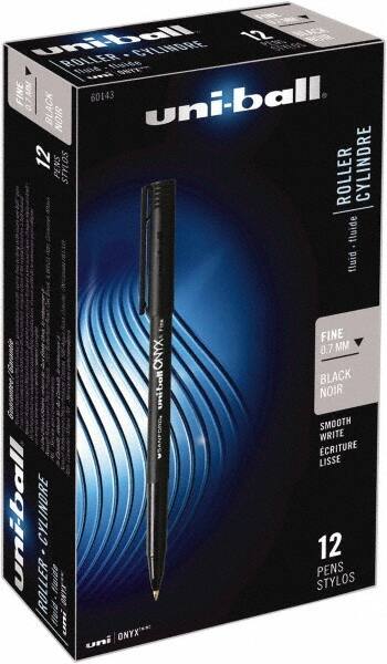 Uni-Ball - Roller Ball 0.7mm Stick Pen - Black - Americas Industrial Supply