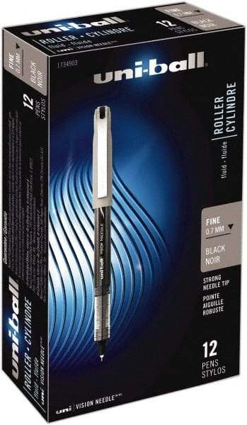 Uni-Ball - Roller Ball 0.8mm Stick Pen - Black - Americas Industrial Supply