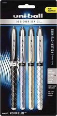 Uni-Ball - Roller Ball 0.8mm Stick Pen - Black - Americas Industrial Supply