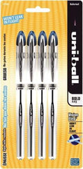 Uni-Ball - Roller Ball 0.8mm Stick Pen - Blue & Black - Americas Industrial Supply