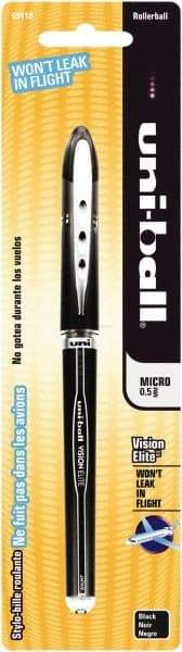 Uni-Ball - Roller Ball 0.5mm Stick Pen - Black - Americas Industrial Supply