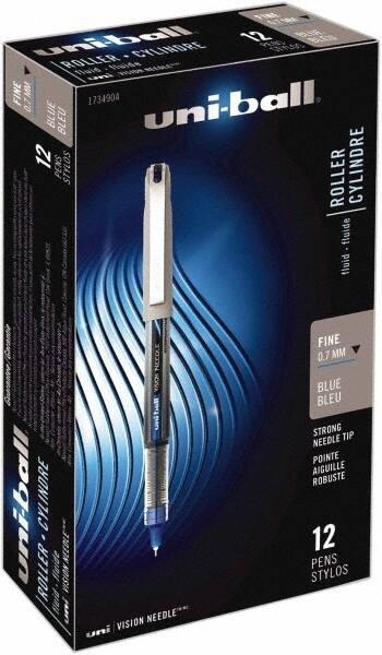 Uni-Ball - Roller Ball 0.7mm Stick Pen - Blue - Americas Industrial Supply