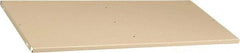 Tennsco - Sand, Steel, Cabinet Shelf - 36" Wide x 18" Deep Body - Americas Industrial Supply